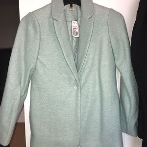 NEW FOREVER 21 MINT OUTERWEAR COAT.